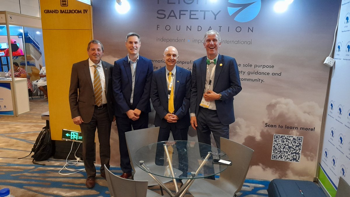 Great to make plans with the team of the @flightsafety Foundation and look at increasing our joint impact on #aviationsafety in Africa at the @AfricanAirlines stakeholders convention, hosted by @flyethiopian here in Addis Ababa
