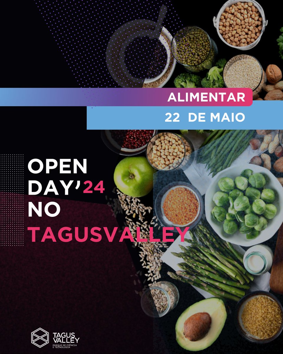 Tagusvalley_PT's tweet image. 📢🥗Seminário Alimentação do Futuro - OPEN DAY'24 no TAGUSVALLEY

Venha provar o futuro! 🫵

Inscrições AQUI: 👇
lnkd.in/ewTHkNta

Mais info AQUI: 👇
lnkd.in/drj62Y3b
.
.
.
.
.
#TAGUSVALLEY #abrantes #mediotejo #inovlinea #alimentar #inovacaoalimentar #OPENDAY