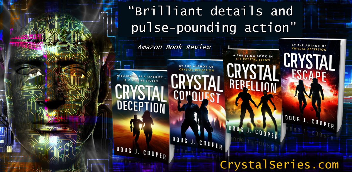 Sid vowed to hurt these creatures who wreaked havoc on his world. The Crystal Series – futuristic action & suspense Start with first book CRYSTAL DECEPTION Series info: CrystalSeries.com Buy link: amazon.com/default/e/B00F… #asmsg #ian1