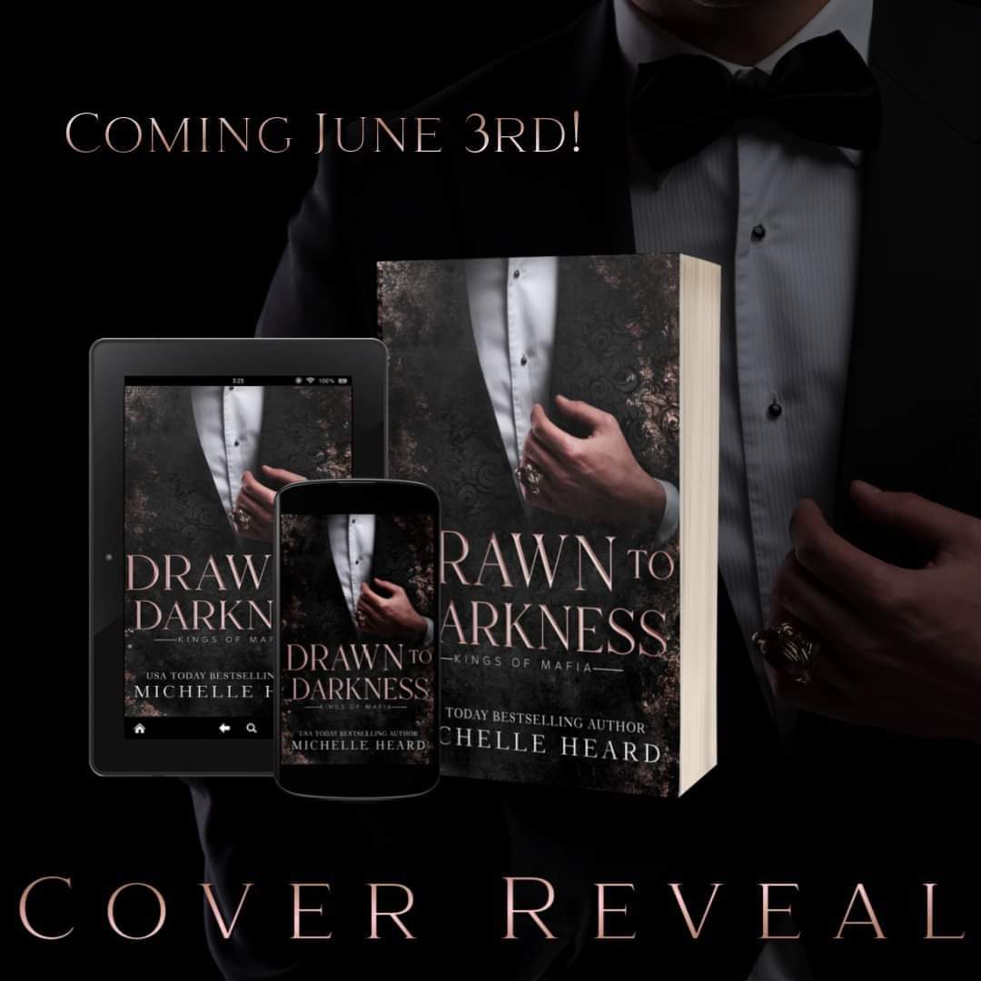 #CoverReveal for Drawn To Darkness by #michelleheardauthor! Coming 3rd June!!!! Bloggers bit.ly/3yjSFVJ #Preorder US amazon.com/dp/B0CV21M6RW UK amazon.co.uk/dp/B0CV21M6RW CA amazon.ca/dp/B0CV21M6RW AU amazon.com.au/dp/B0CV21M6RW #MafiaRomance #RagsToRiches #HeFallsFirst