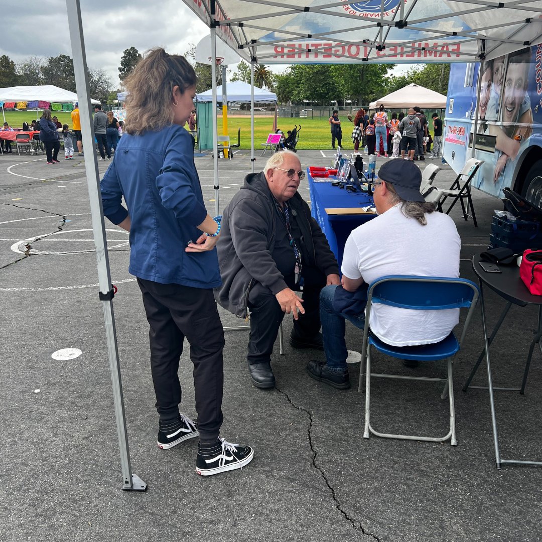 FTOCCommunity's tweet photo. A great day at the Rio Vista Elementary School Fiesta Health Fest &amp; Expo! Our Mobile Unit provided medical screenings, and our outreach team assisted with Medi-Cal and CalFresh enrollment. Grateful to be part of such a positive community event supported by Disneyland! https://t.co/ZMWOjtEVrP