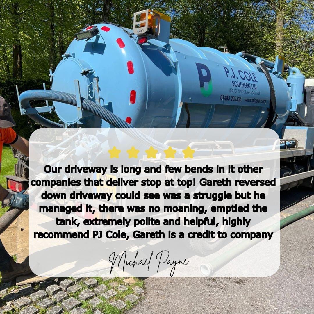 We are loving the love on Monday afternoon!

Another 5 Star Google Review in from a happy client  ⭐  ⭐ ⭐  ⭐  ⭐ 

#googlereviews  #PJCole #WasteWaterTreatment #SewageTreatment #DomesticSewage #CommericalSwewage #LiquidWasteSpecialistsUK #SewageSolutions #MaintenanceMatters