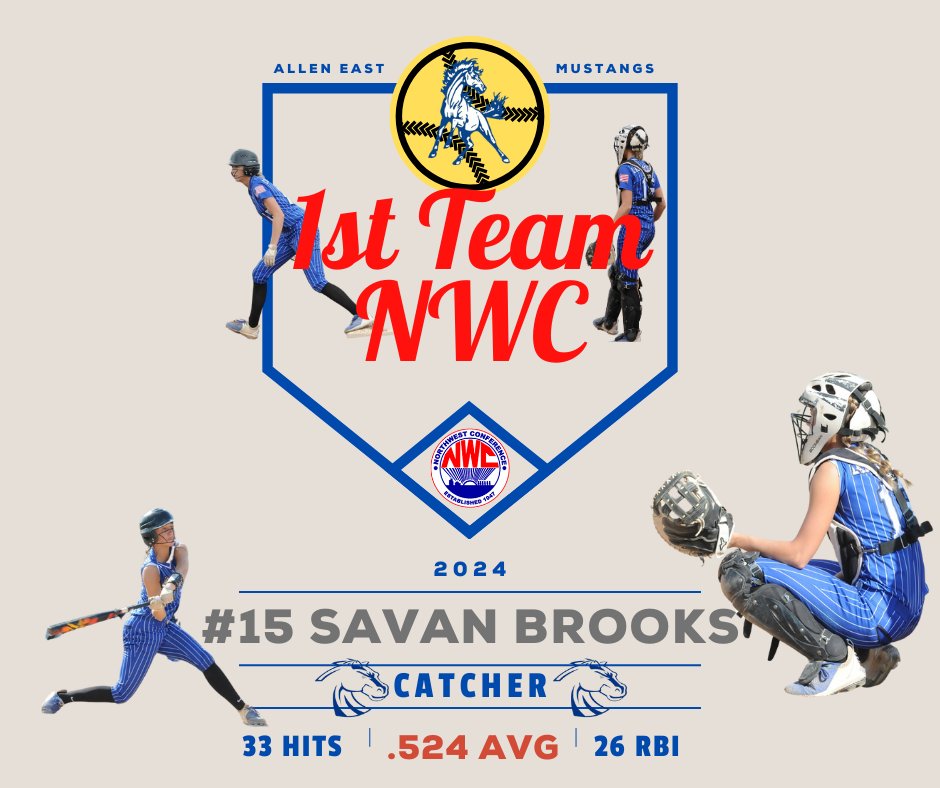 Savana Brooks collects 1st Team All NWC honors like she collects hits on the SB field, every chance she gets! The SR batting .524 on the year was once again 1st Team All NWC. What a career! Savana leaves AE w/numerous records &amp; awards! Congrats Savana! <a href="/TonyTQuach/">Tony Quach</a> <a href="/WOSNScores/">WOSN Sports</a>