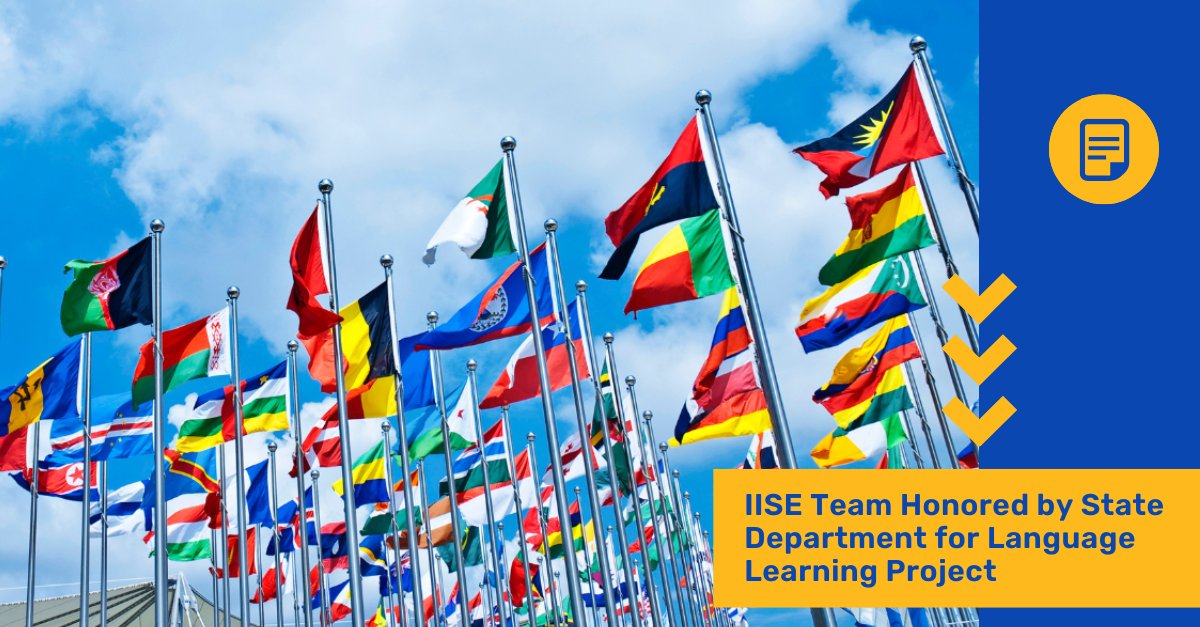 A team from our school’s Institute for International Studies in Education (IISE) received commendation from the U.S. Department of State for their work to improve language learning among American diplomats. Learn more: ow.ly/xRTJ50RBZK3