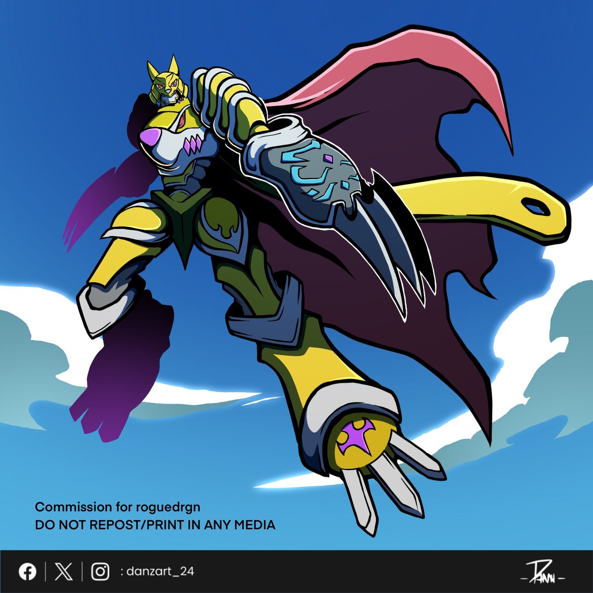 danzart_24's tweet photo. Commission for roguedrgn
Thank you very much. ✨️
#digimon #digimonadventure #digimonworld #digimonindonesia #digimonart #digimonfanart #digimondatasquad #digimonanime #digimontamers #digimontri #digimontcg #Digimon #opencommission #digimondrawing #digimonillustration https://t.co/6SOhuTcI6x