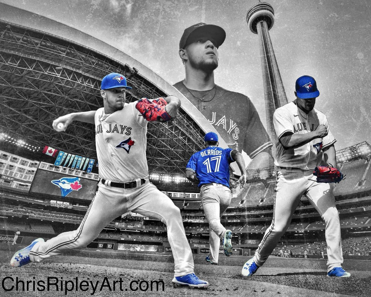 Good morning!!! I’ll be getting started on this Berrios drawing today and he’ll be on the mound tonight for a huge series against the AL leading O’s! Maybe they will get it going tonight??? #ToTheCore #BlueJays