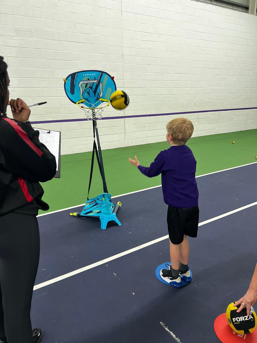 Emmaus_School's tweet photo. A group of Year 1 children enjoyed the KS1 Tennis festival this morning! 🎾 What a fun way to start the week! #emmausyearone #emmaussport https://t.co/2vvLB879IU