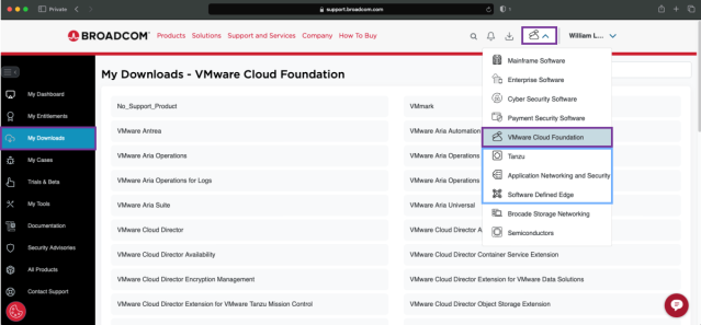 vBertis's tweet photo. Tips for navigating and downloading from new Broadcom Support Portal https://t.co/9zaereJBqc https://t.co/s825Ei4aRO
