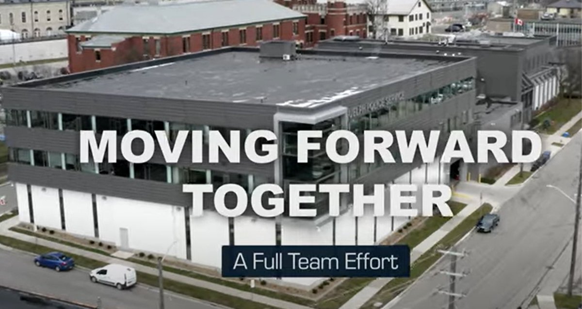 GuelphPolice's tweet photo. As we start Police Week, we invite you to take a virtual tour of our headquarters and meet our team in our newly-produced video Moving Forward Together.
https://t.co/e0PMLxCOtO
#PoliceWeek2024 #JoinPolicing #Guelph https://t.co/CDXeDgRLs9