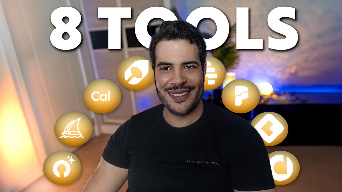 8 tools I am using for my tech startup: @dubdotco @PlausibleHQ @CommonRoomHQ @beehiiv @mintlify @calcom @ChatGPTapp / @midjourney Link in the first comment 👇