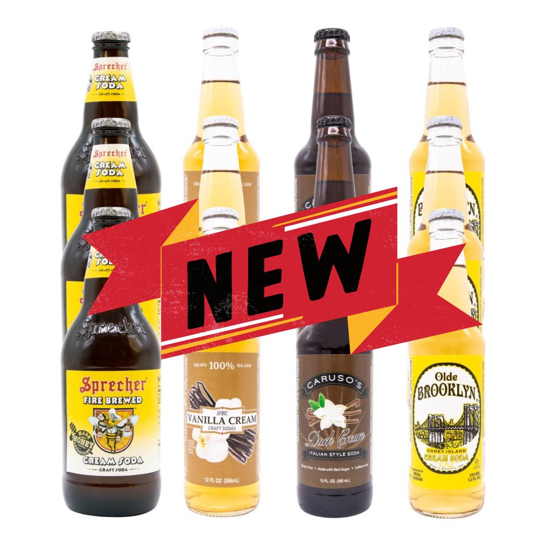 Introducing our newest variety pack: the Cream Soda Sampler! This pack includes: Sprecher Cream Soda WBC Vanilla Cream Soda Caruso's Dark Cream Soda Olde Brooklyn Coney Island Cream Soda It also comes with a scorecard so that you can rate the cream sodas and decide which one is