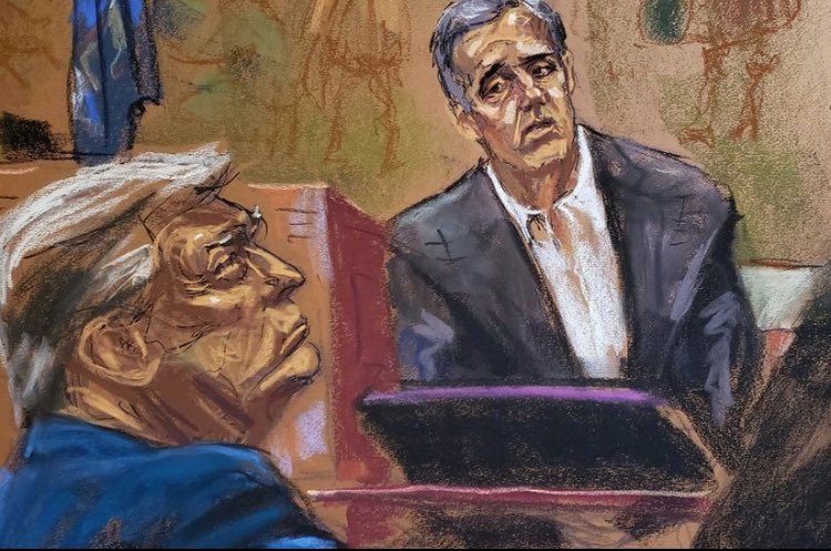 This picture of Michael Cohen practically crying having to face Trump in court is pure 🔥🔥🔥

This picture should be the screensaver for everyone’s phone, and leftists should be mandated to have this hanging on their bedroom wall.