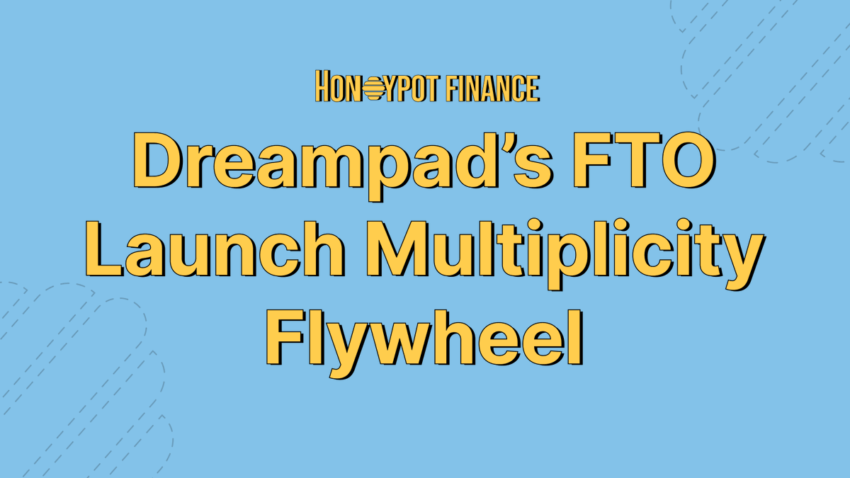 Honeypot presents to you

Dreampad's FTO Launch Multiplicity Flywheel 🎡

A model that serves to incentivise each and every active participant, enhancing growth &amp; liquidity across the Berachain ecosystem.

Dive into this thread that breaks down how 🧵

(1/8)