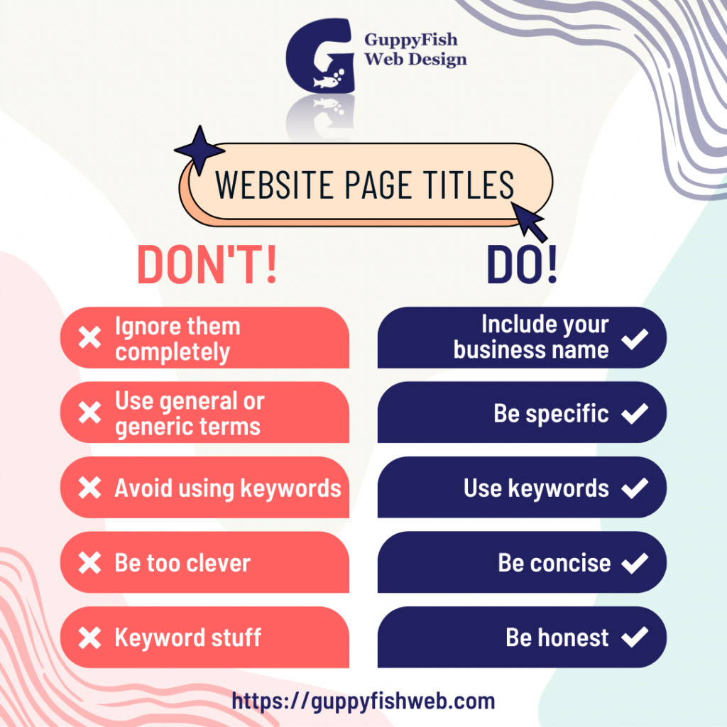 How much thought do you put into the page and post titles on your website? If you don't consider it, start now! Read more at bit.ly/37ZHOOe #website #webdesign