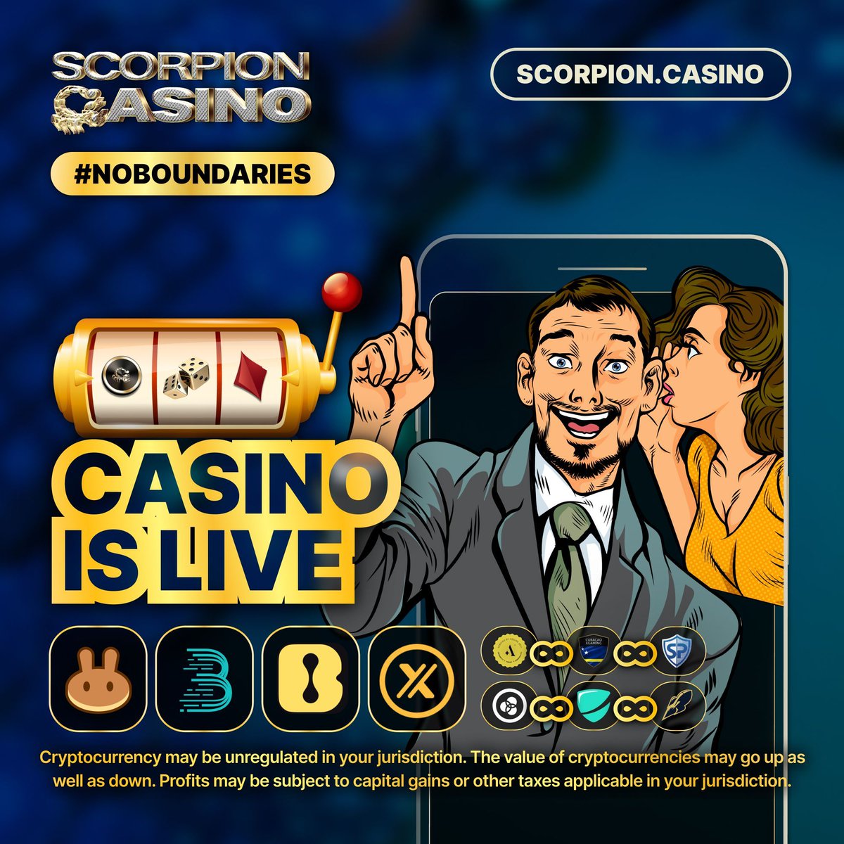 Seize your destiny at Scorpion.casino! ⭐ Be the architect of your fate and unlock a world of bountiful rewards. Let the journey to a prosperous life begin with SCORPION! 💰🚀 Buy $SCORP HERE: 💵 Buy now on Pancakeswap HERE: buff.ly/3UlwSpf