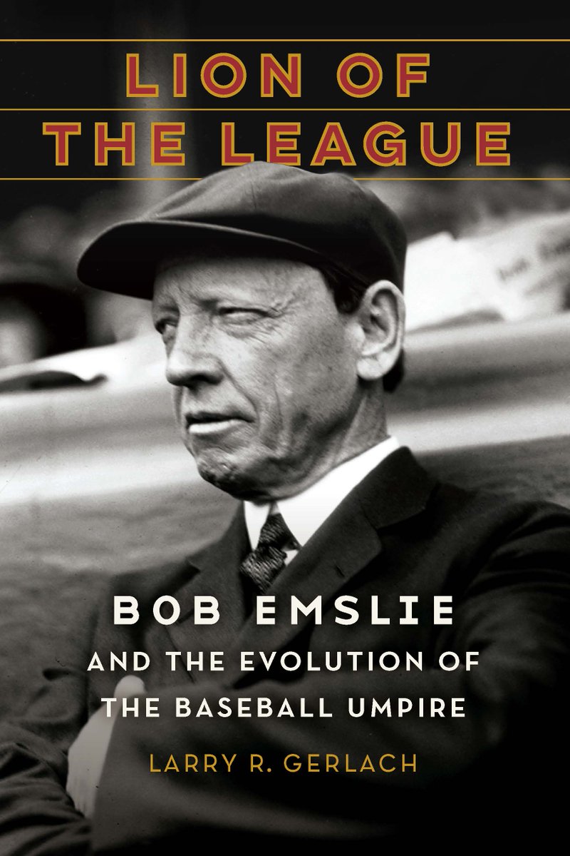 LION OF THE LEAGUE is the biography of an umpire whose career spanned the formative years of modern baseball. bit.ly/4bT3YD9