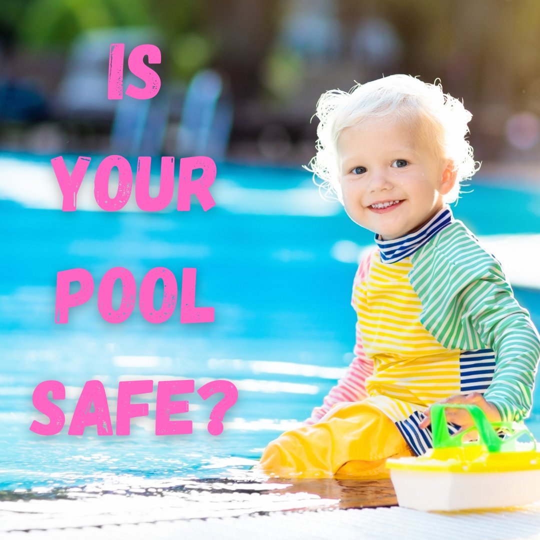 #DYK a child drowns every 5 days in a portable pool? Check out shorturl.at/zHINW to make sure your dream pool is safe and code-compliant. #poolsafety #buildingpermit #DreamPool