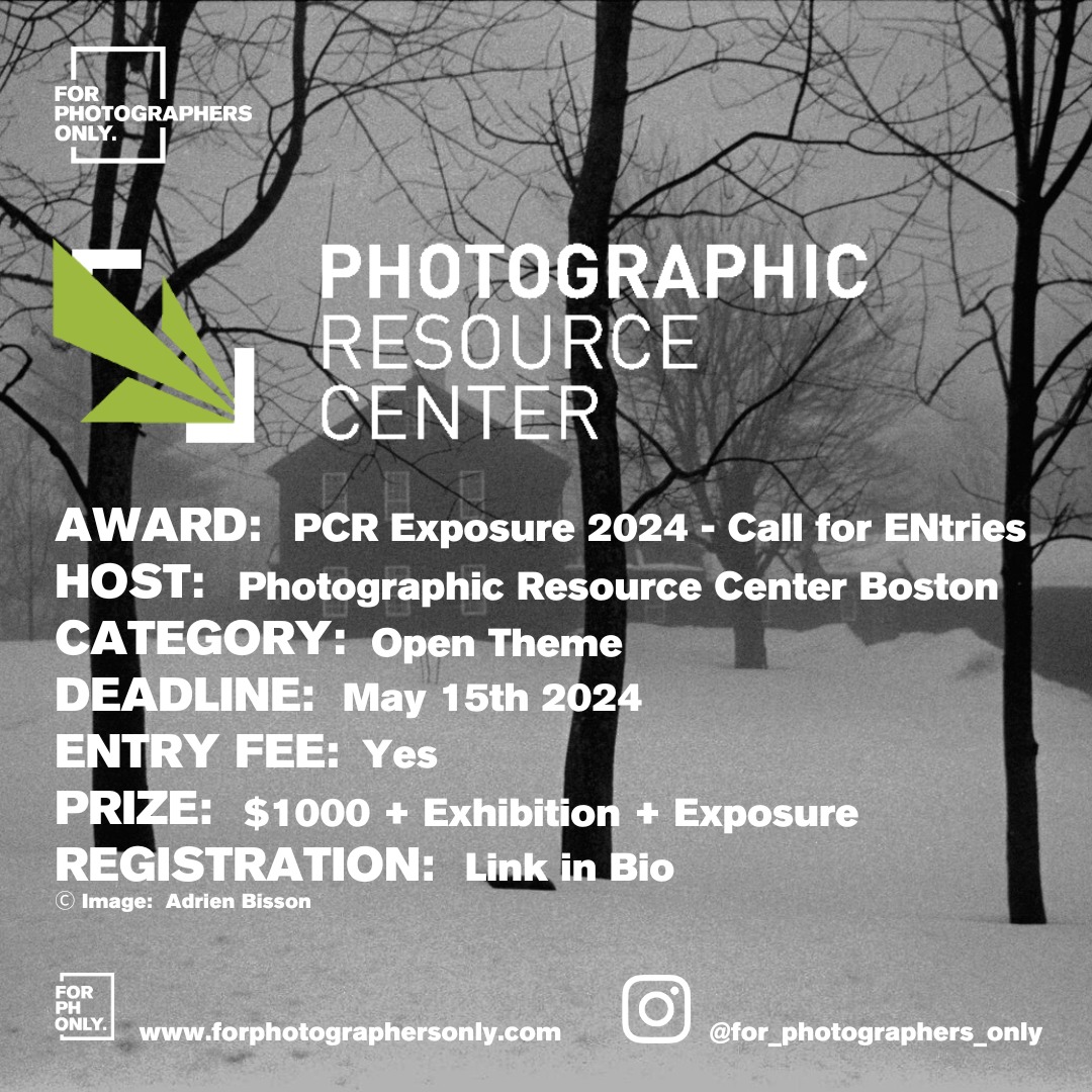 Photographic Resource Center Boston / Exposure 2024

Are you interested in applying for this opportunity?
Visit: bit.ly/3wz88Re