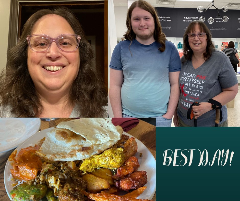 GrangerAlphonse's tweet image. Yesterday was the best Mother's Day ever!  Callum and I went and got our hair done then to Desi Swag for East Indian food!
#liveyourbestlife #bestsonever #fabday