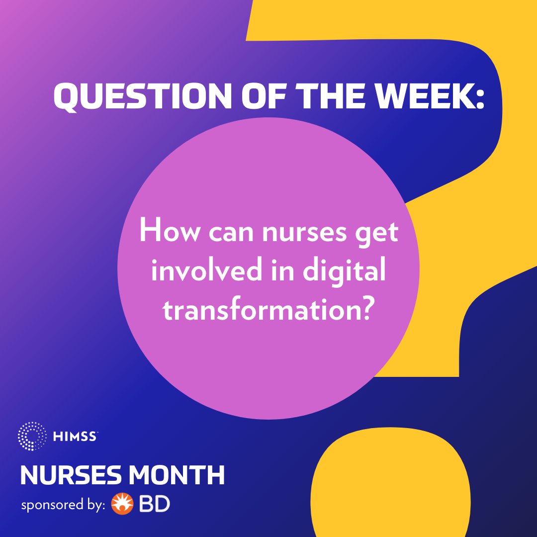 Let’s explore the endless possibilities of digital transformation in healthcare! 👨‍💻 What steps can nurses take to drive change and innovation? Share your insights in the replies. 🗣️ #NursesMonth @BDandCo