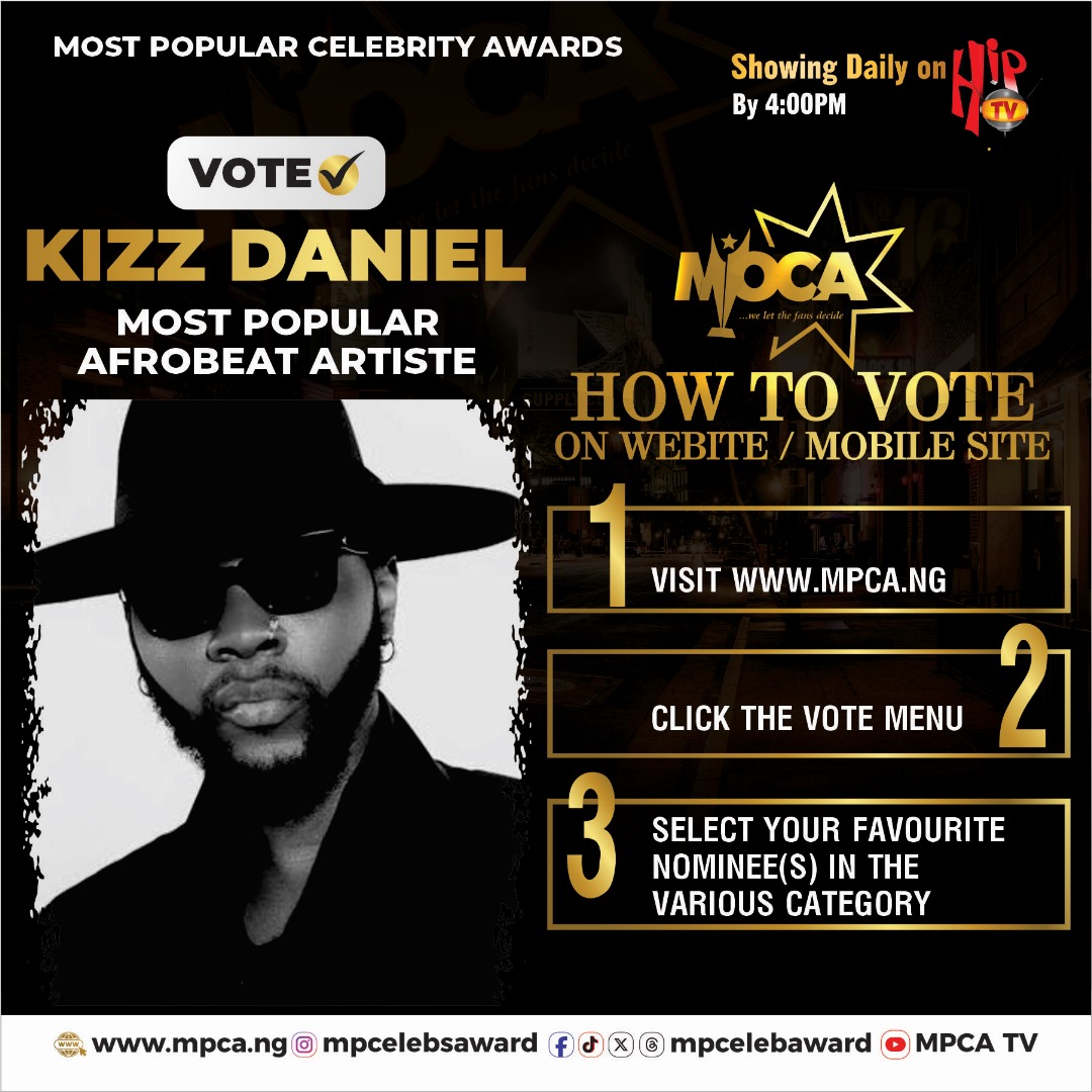 MPCELEBAWARD's tweet photo. Kindly visit https://t.co/M1lGMYNz6j to your favourite celebrity now!!!
The more you vote, the more chances you get to win some of the amazing prizes we have!! #itelS24  #MondayMotivation https://t.co/uYoq6OvhoA