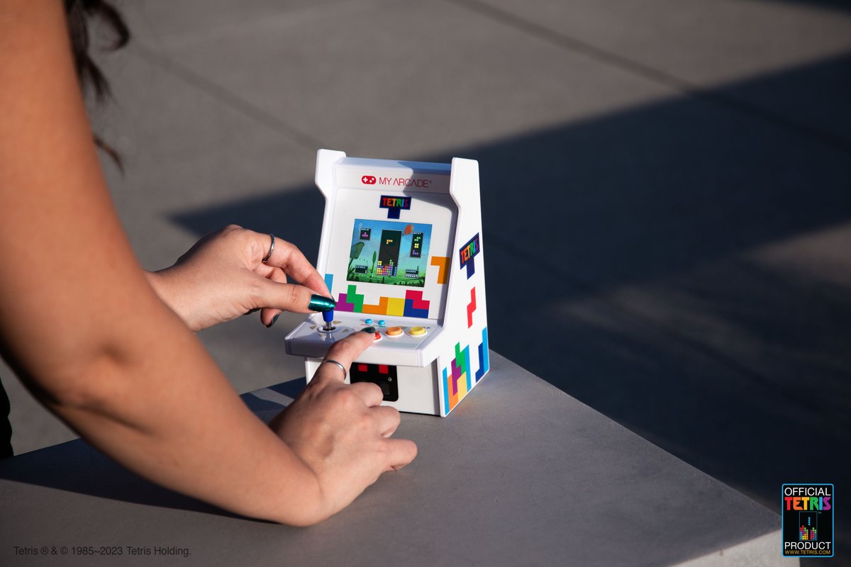 MyArcadeRetro's tweet image. My Arcade® partnered with Tetris to bring the Tetris Micro Player Pro to the market! Features high-resolution gameplay, originally composed music, &amp;amp; more! Available at: myarcade.com
--
#MicroPlayerPro #RetroGaming #VideoGames
--
Tetris(R) &amp;amp; © 1985~2024 Tetris Holding.