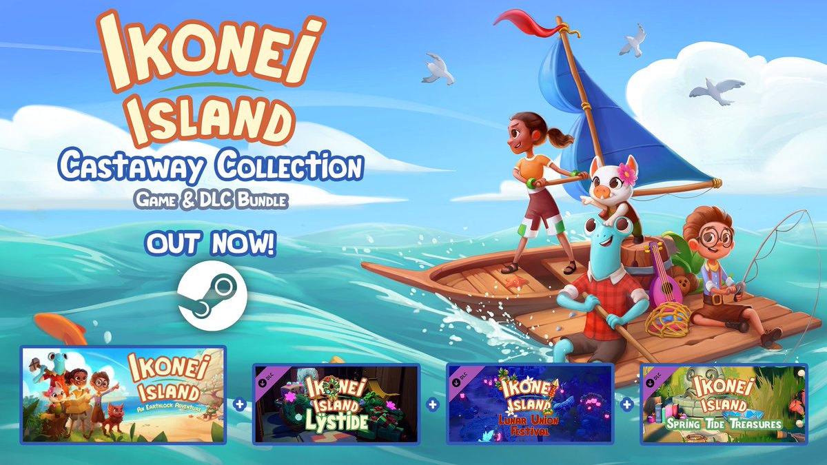 Kick off your island adventure with the Ikonei Island: Castaway Collection! Get the game and all DLC in one bundle. Get yours today! bit.ly/4cLcHbF