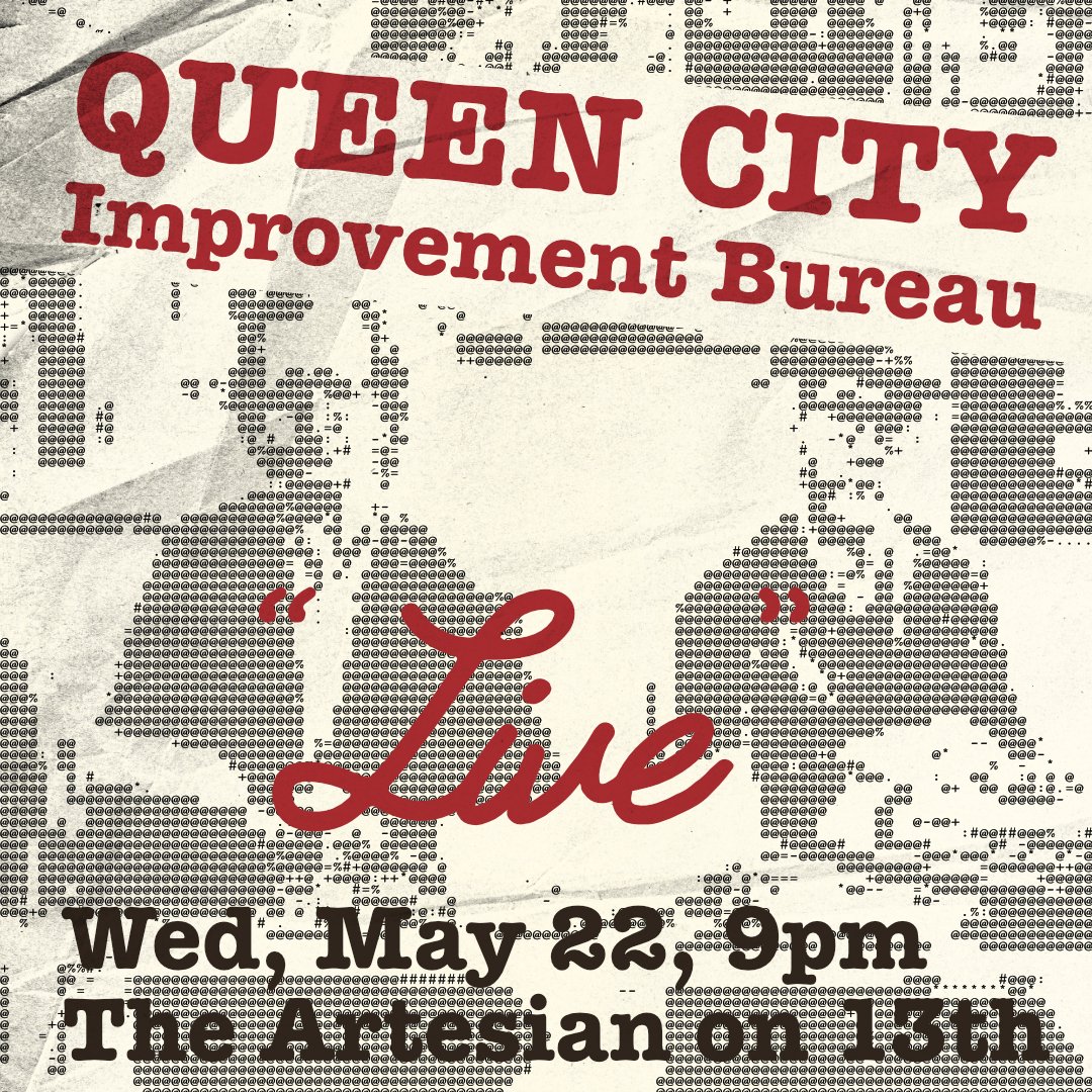 The Queen City Improvement Bureau will be "live" at the Cathedral Village Arts Festival, Wed May 22. Me &amp; <a href="/palinode/">Aidan “he’s a pip” Morgan</a> on stage at the Artesian doing our show for an audience. There will be guests and surprises. <a href="/CJTR_Radio/">AccessNow Community Radio</a> <a href="/CVAF_Regina/">Cathedral Village Arts Festival</a>