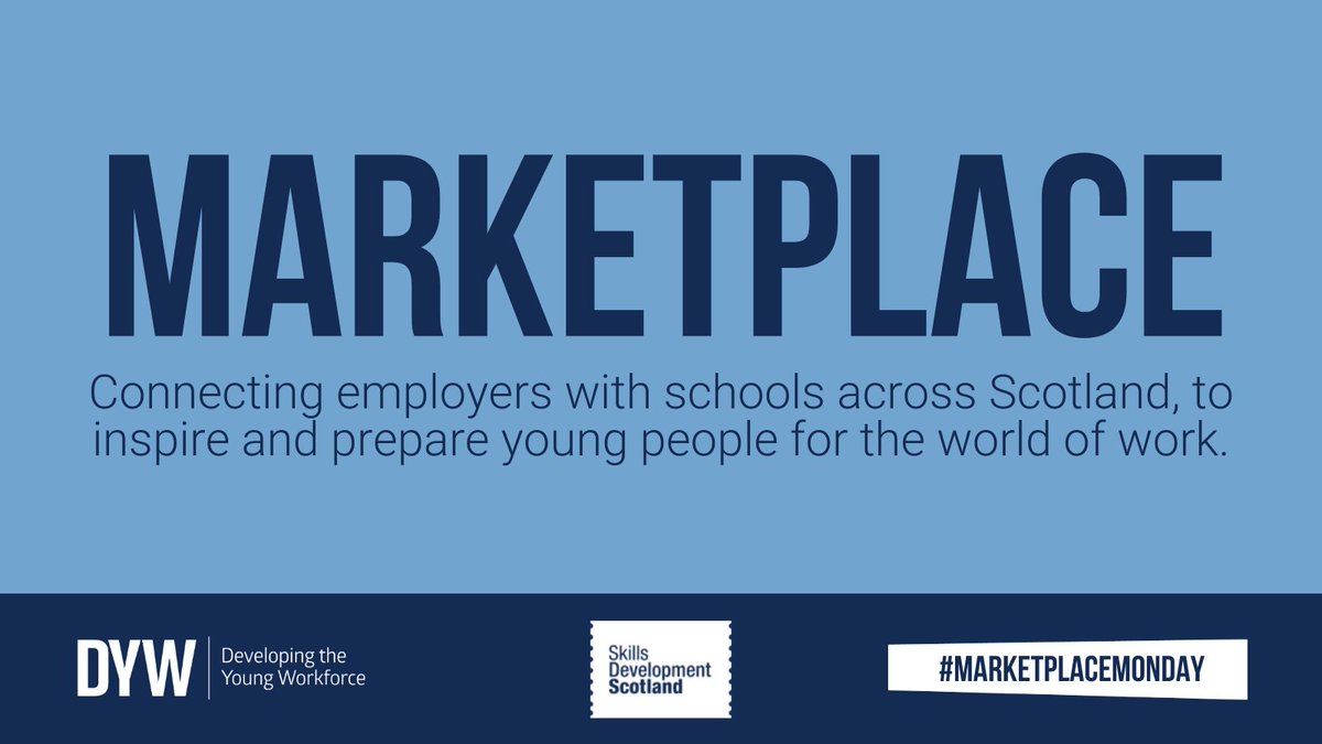 It's #MarketplaceMonday! Today we will show you some of the ways that employers can use Marketplace to prepare young people for the world of work. Plus, we will share opportunities that educators can book for their pupils. Visit: ow.ly/biET50QVsmP #DYWScot