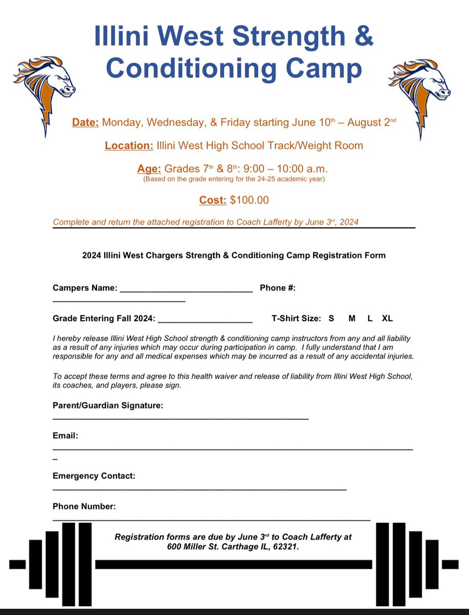 IWHS Strength & Conditioning tweet media