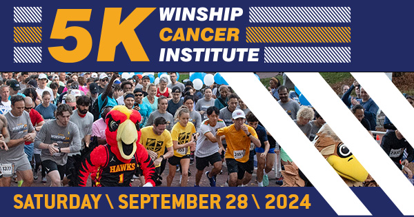 Save the date! Join us for the 2024 Winship 5K, occurring this year on September 28, 2024. Every step brings us closer. Learn more: brnw.ch/21wJJua