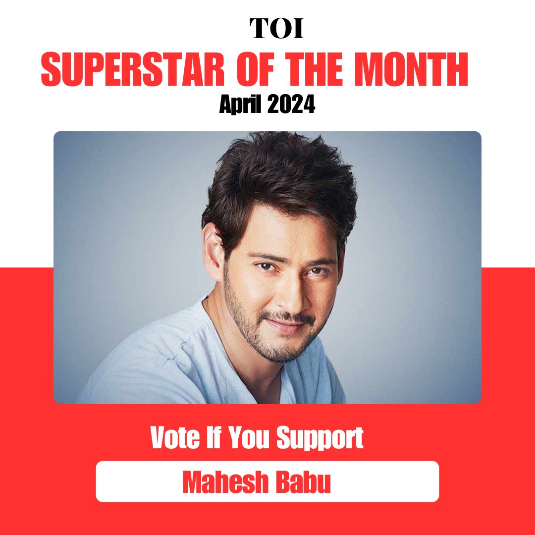 Vote if you Support - #MaheshBabu 1 Like = 3 Points 1 Retweet = 5 Points 1 Bookmark = 2 Points 1 Reply = 10 Points Winner Announcement On May 15 At 6PM