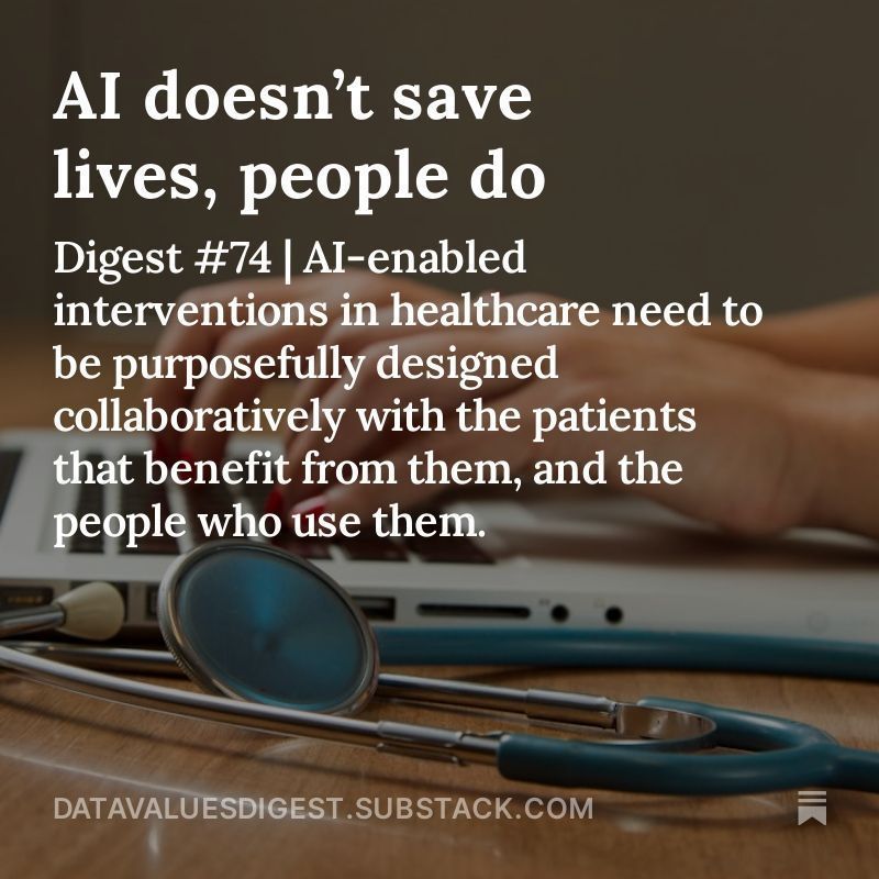 🤖🩺 In the latest #DataValues Digest, Tracey Li, from @DtreeInt, emphasizes the vital role of human action in healthcare + data utilization. Discover how AI can support, but not replace, the impact of dedicated healthcare providers. Learn more here 👉 bit.ly/3WyAiGM