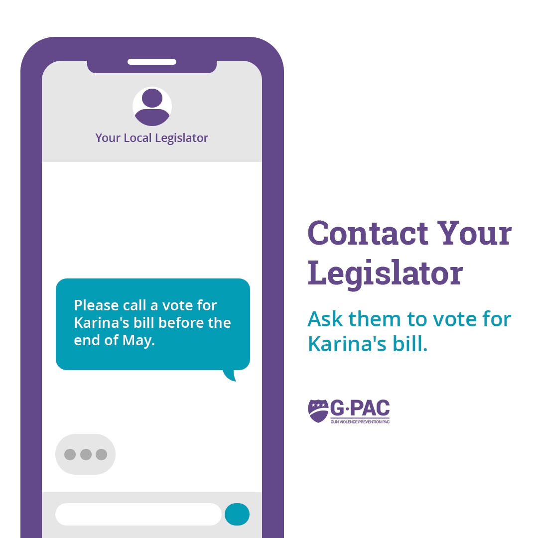 gvpillinois's tweet photo. Contact your legislator today and ask them to have the bill called for a vote.

Visit https://t.co/juArC65baR to learn more.

#twill #EndGunViolence #EqualityForAll #KarinasBill #DomesticViolence #DomesticViolenceAwareness https://t.co/dpmHHnJYJT