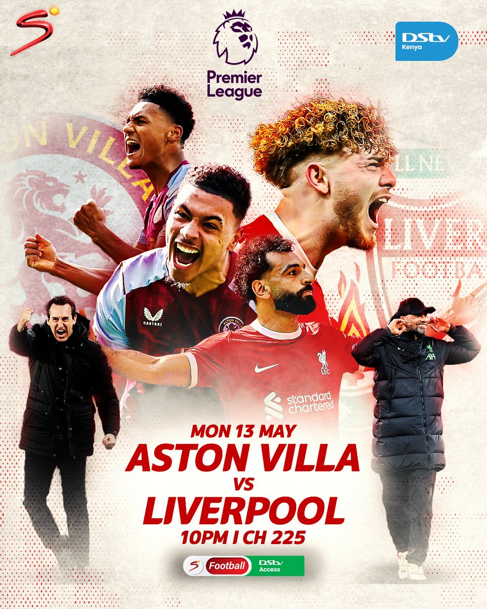 The cities divide, the fans unite! Get your game face on, It's Derby week! #AVLLIV | 10 PM | Ch. 225 To Stream 📲: bit.ly/DStvStream To Pay 💳: mydstv.onelink.me/vGln/dg3 Download #MyDStv App or Dial ✳423# to get connected to DStv Compact for KES 3,700. #PremierLeague