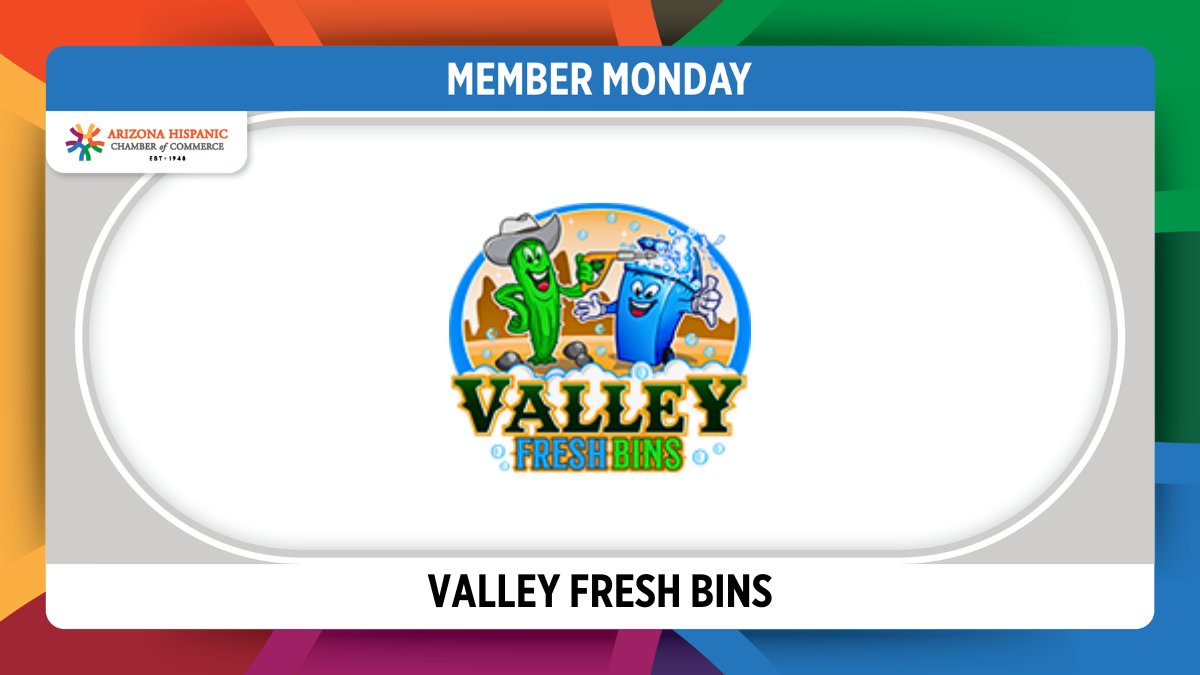 Happy #MemberMonday to our member, Valley Fresh Bins 🎉

They are a newcomer to the local scene, and have embarked on a mission to provide curbside trash bin cleaning services; taking care of your stinky bins, so you don’t have to.

valleyfreshbins.com 

#arizona #AZHCC