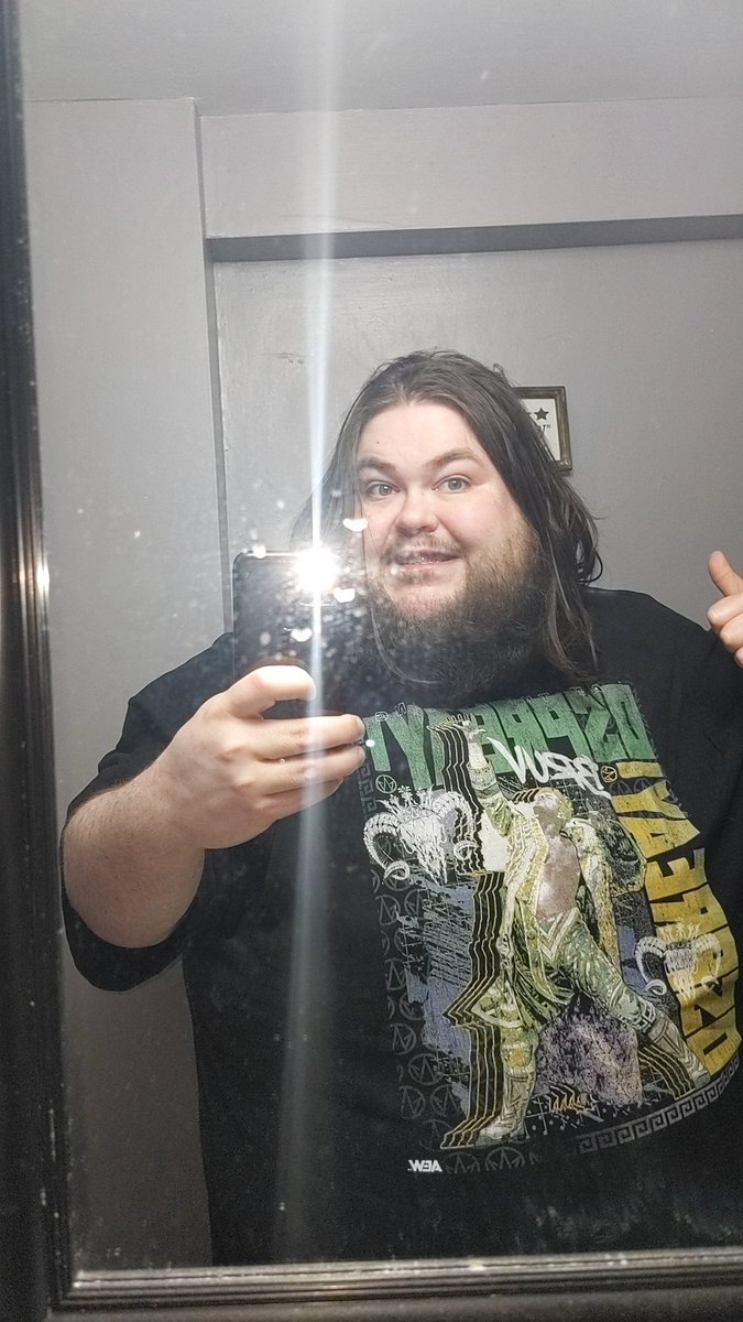 millymazilla's tweet photo. New shirt day ! From @ShopAEW featuring my new favorite Pro-Wrestler @WillOspreay . I was never really a Pepsi guy anyway. #Ospreay #AEW #Bruv https://t.co/ZFcXraAdtS
