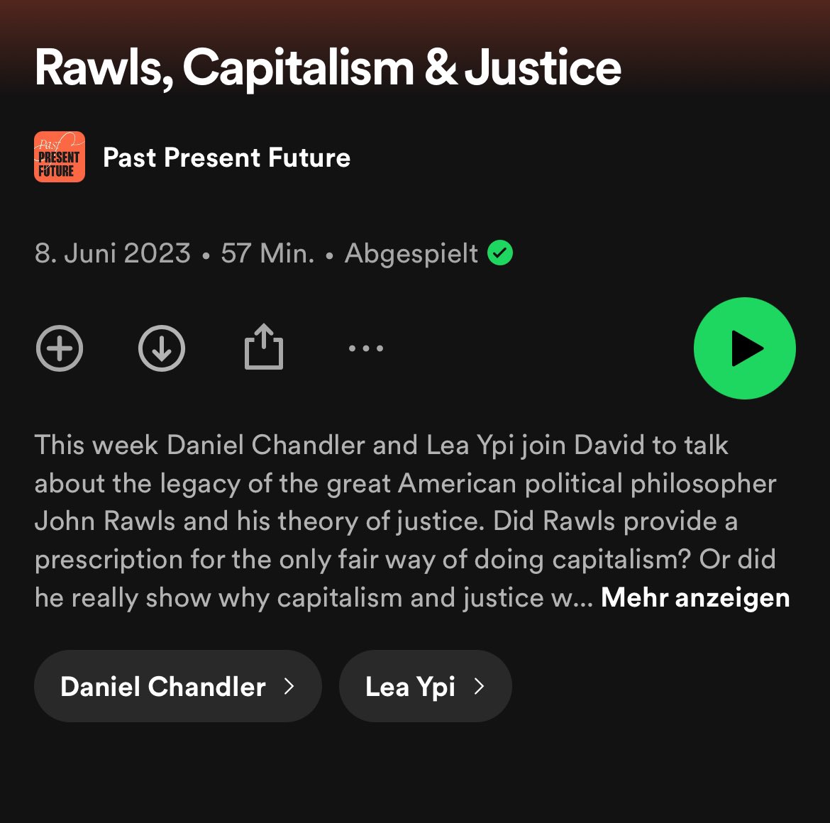 Today I listened to this very inspiring @PPFIdeas podcast on Rawls, democracy, equality and capitalism. I can recommend Runciman's podcast to everyone, not just historians of ideas! (Thank you @kathi_prager for showing me the podcast)