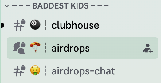 bm bm. 
If you're a <a href="/badkidsart/">Bad Kids</a> holder and you're not paying attention to Discord, you're missing out. @BlumEven45086 has organized guides for every airdrop badkids are eligible for and is doing a great job keeping the community up to date.

Very bad of you, Floko! 🩶