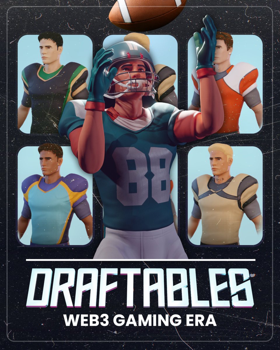 Discover the story behind Draftables! @0xFlows and @0xSimn ‘s fusion of blockchain & gaming passion set the stage in 2018. 🏈 Read Full Blog draftables.io/blog/a-new-era…