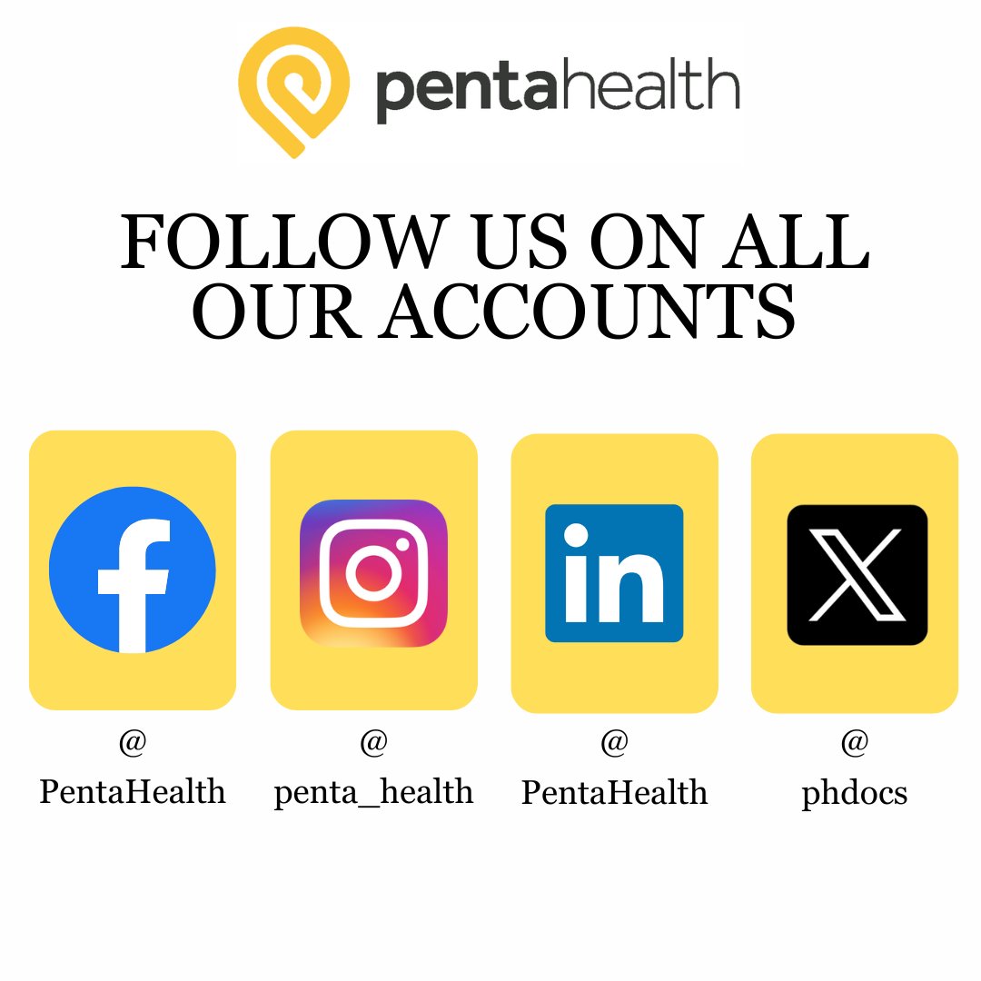 phdocs's tweet image. Follow Us!

#pentahealth