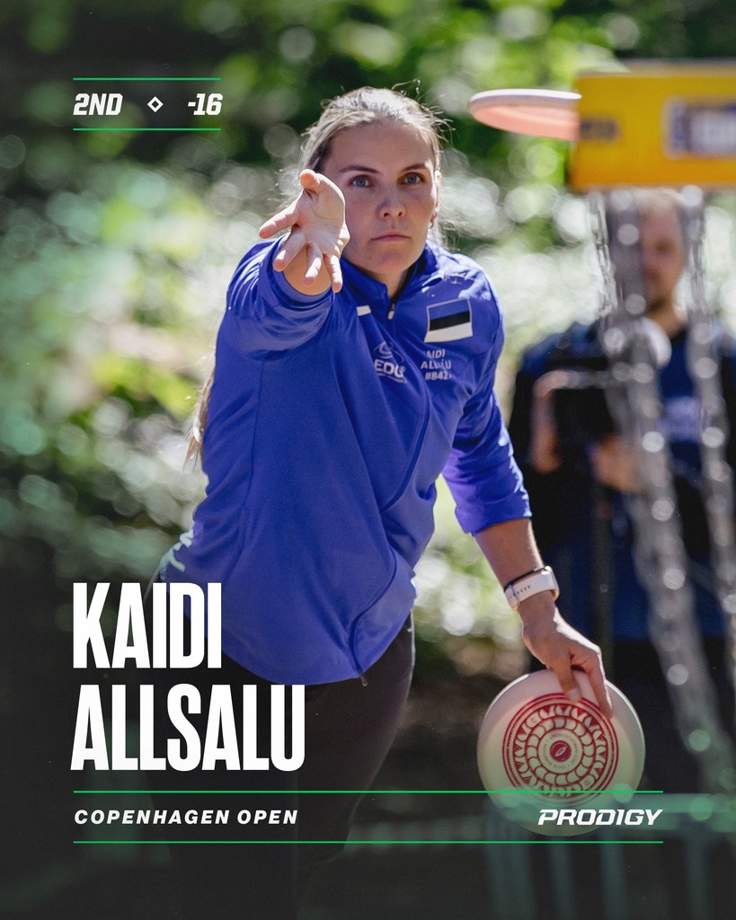 Kaidi Allsalu took the Copenhagen Open to a playoff before finishing in second place at the season's first European DGPT event. #ProdigyDisc #FindYourFlight #discgolf