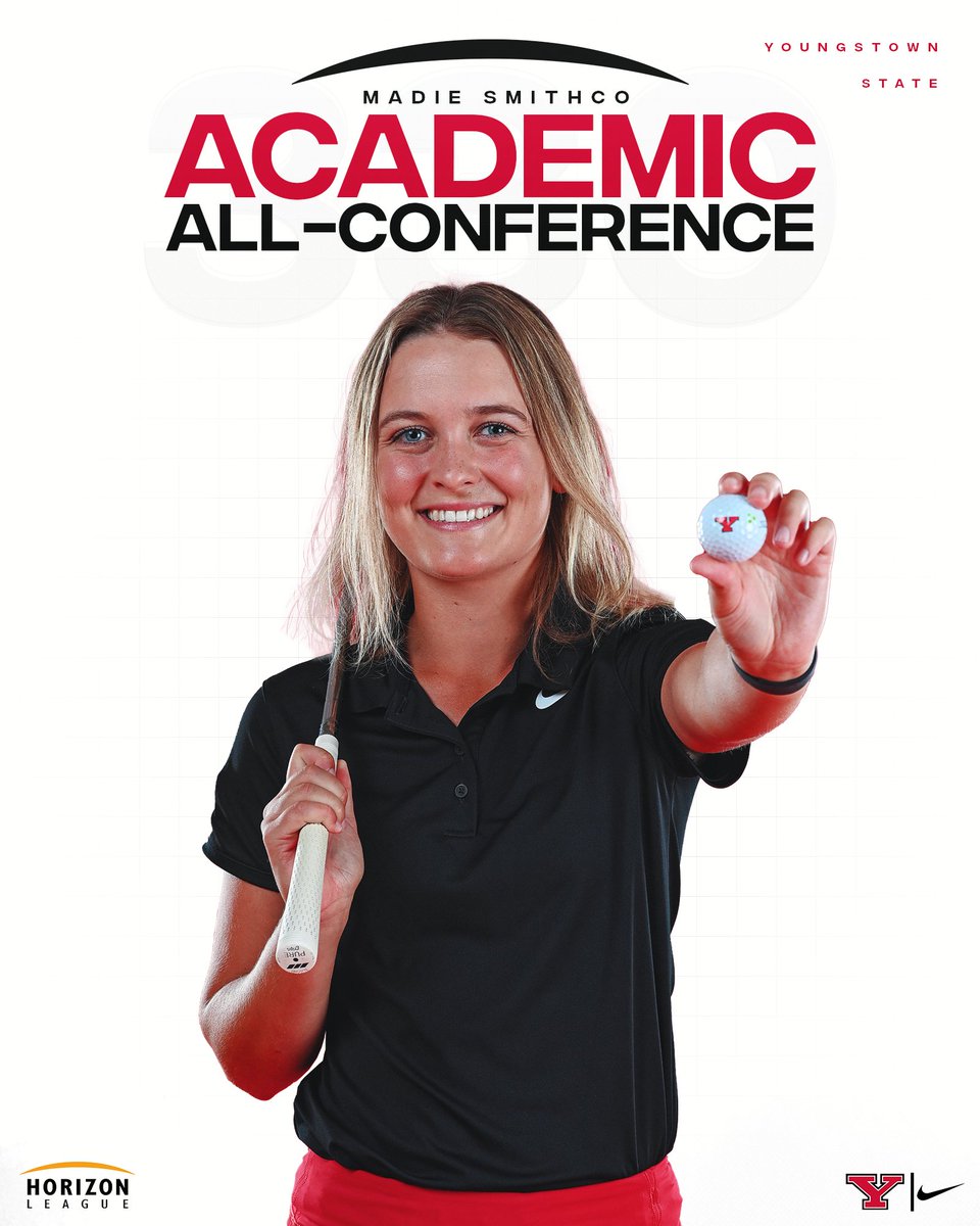 Congratulations to senior 𝗠𝗮𝗱𝗶𝗲 𝗦𝗺𝗶𝘁𝗵𝗰𝗼 on being named to the 2024 Valeo Women's #HLGOLF All-Academic Team ‼️ The Cranberry Township, Pa., native earns all-academic honors for the second straight season! 📰: tinyurl.com/yor6r54s #GoGuins🐧⛳️