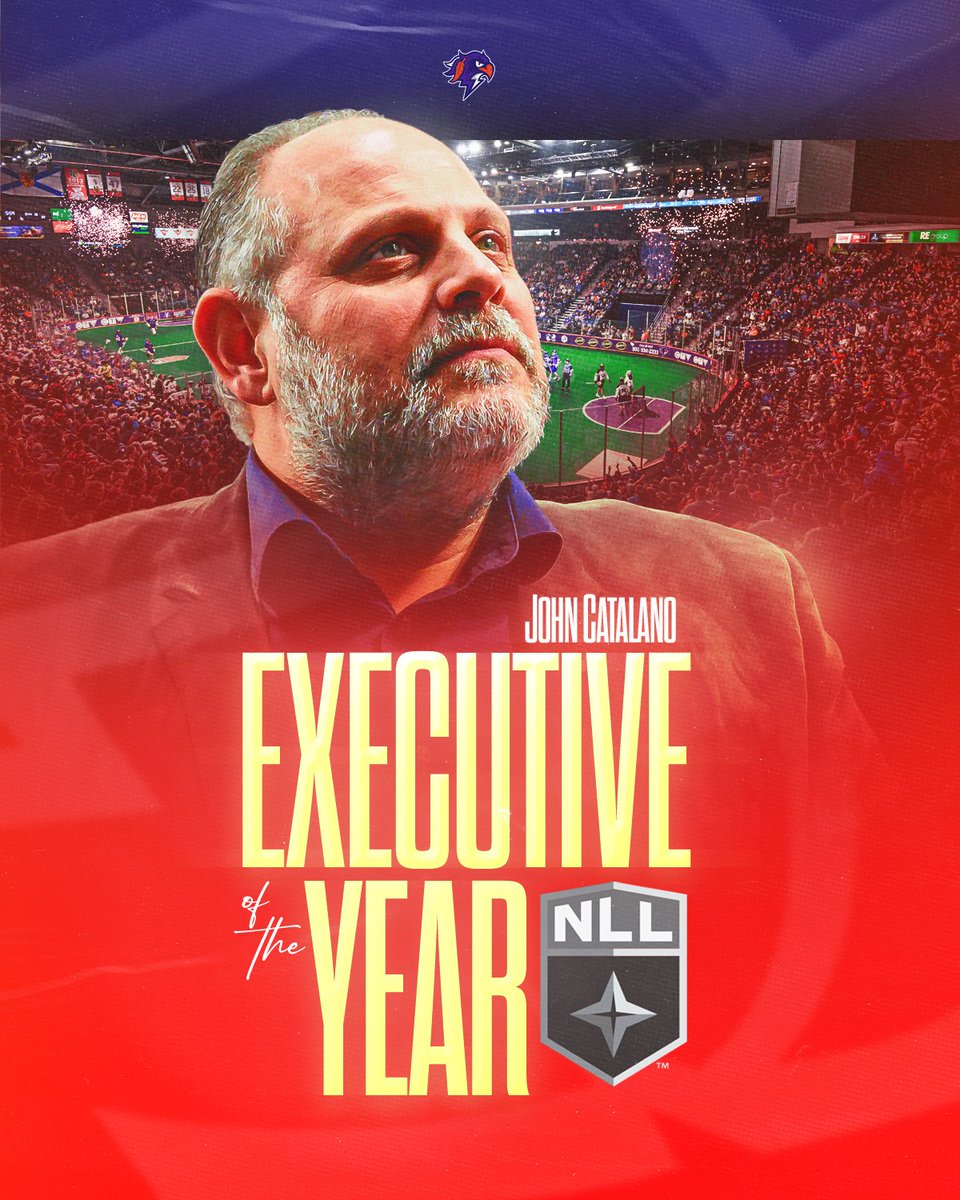 That's our guy!

Thunderbirds President &amp; CEO, John Catalano, has been named <a href="/NLL/">NLL</a> Executive of the Year for the second time since arriving in Halifax

Congratulations <a href="/johnjcatalano/">John Catalano</a>!

MORE: bit.ly/CatalanoNLLawa…