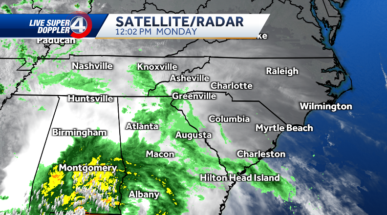 sydsully's tweet photo. After a stunning weekend, changes are moving our way today as clouds spill in, along with a few showers! https://t.co/dWtLuwd2no