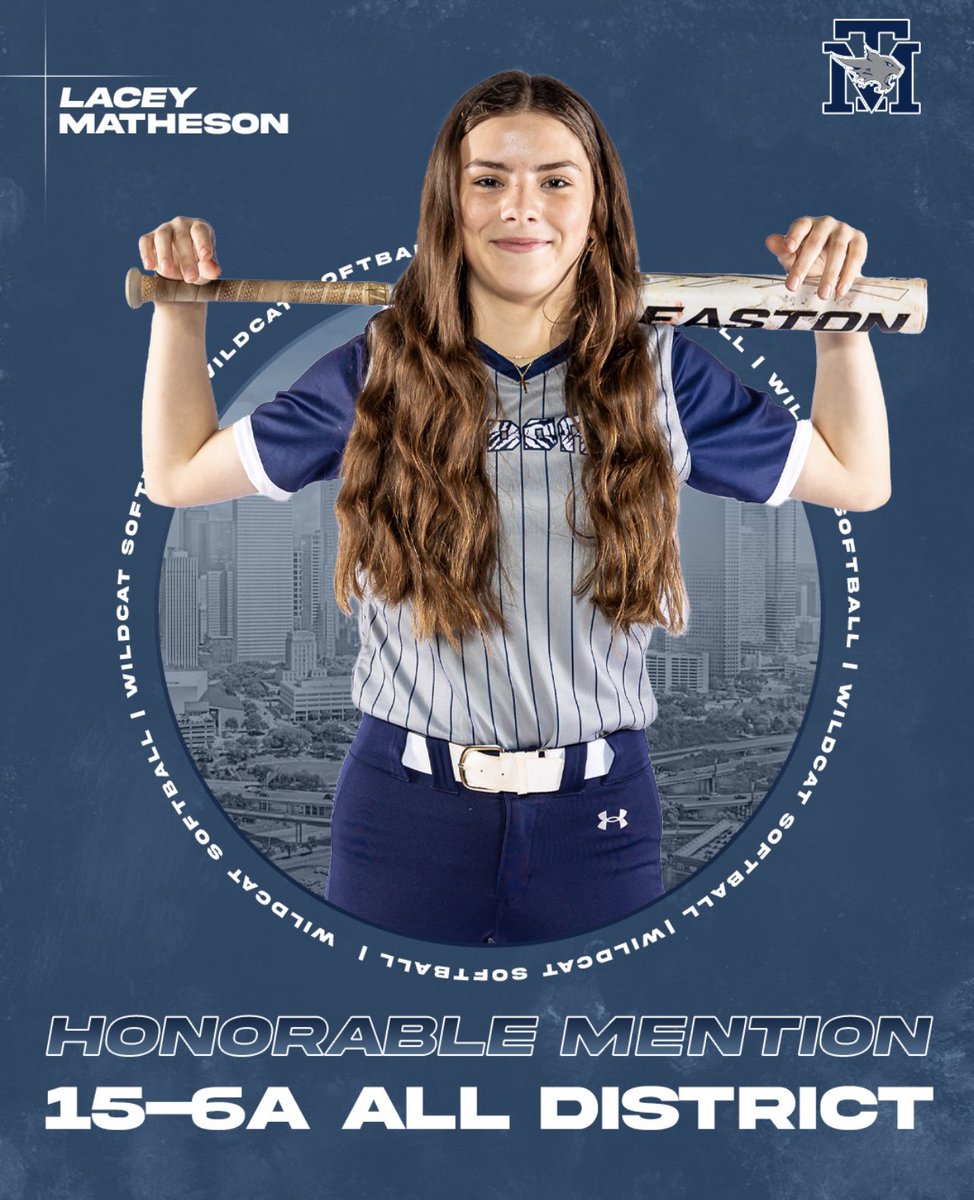 Lacey Matheson- 15-6A All-District Honorable Mention!
#BeSomeone
#KeepChasing