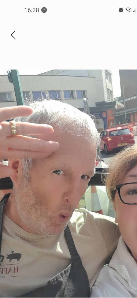 MrsHW's tweet photo. #HappyMonday tweety peeps.  The sun has been shining and a visit to my fave #masterbutcher @BIGSLED3 @HaffnersPies #butchers to restock 🥰. Enjoy your tasty Irish treat I gave you buddy from @Breda_Murphy , so I did 😋 . @RuthRendell1 @Zobear @Onceamod1 @markpate83 @sylviacleaver https://t.co/rC0TkE1TcK