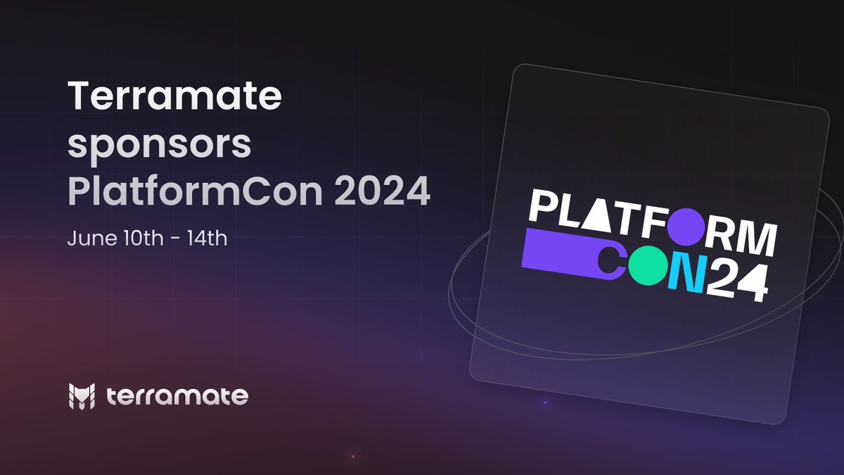 terramateio's tweet image. Excited to announce Terramate as sponsor for #PlatformCon2024, happening from June 10-14! 🚀🔥
Get ready for an incredible 5-day virtual event and a community of 17k+ platform engineers. For further details on the event, click here👉 platformcon.com