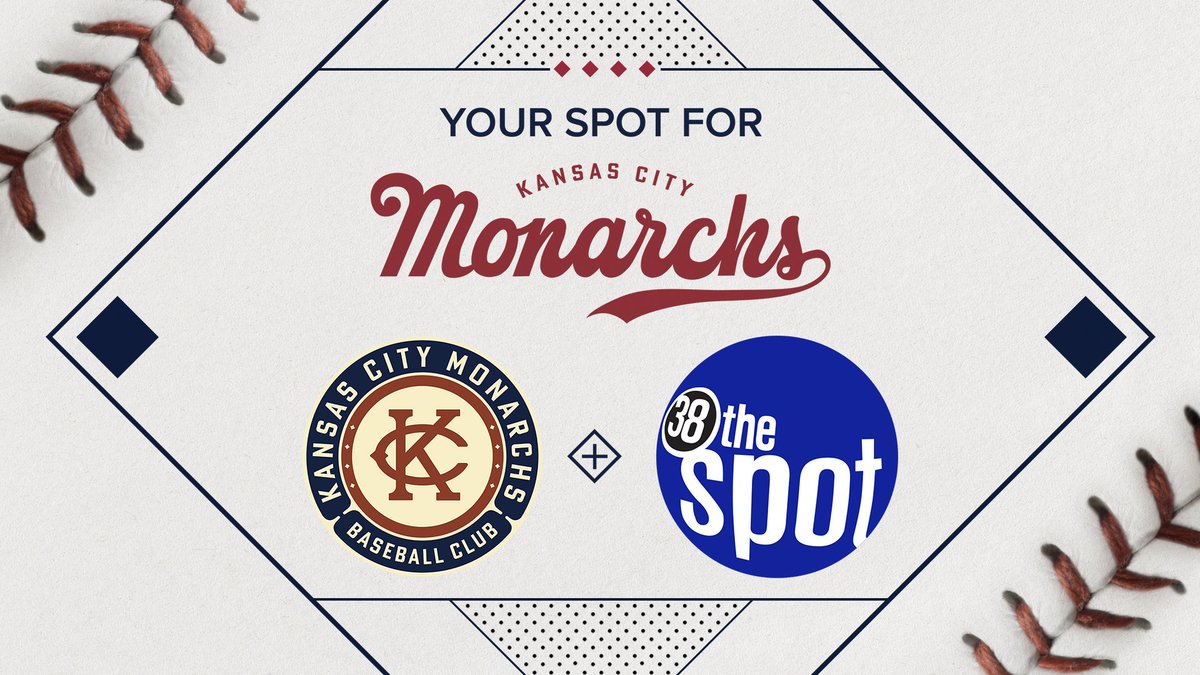 We're excited to announce that 38 the Spot and KSHB 41 is back as the official broadcasting partner of your Kansas City Monarchs. 🤝🏽 Read more here > monarchsbaseball.com/monarchs-games…