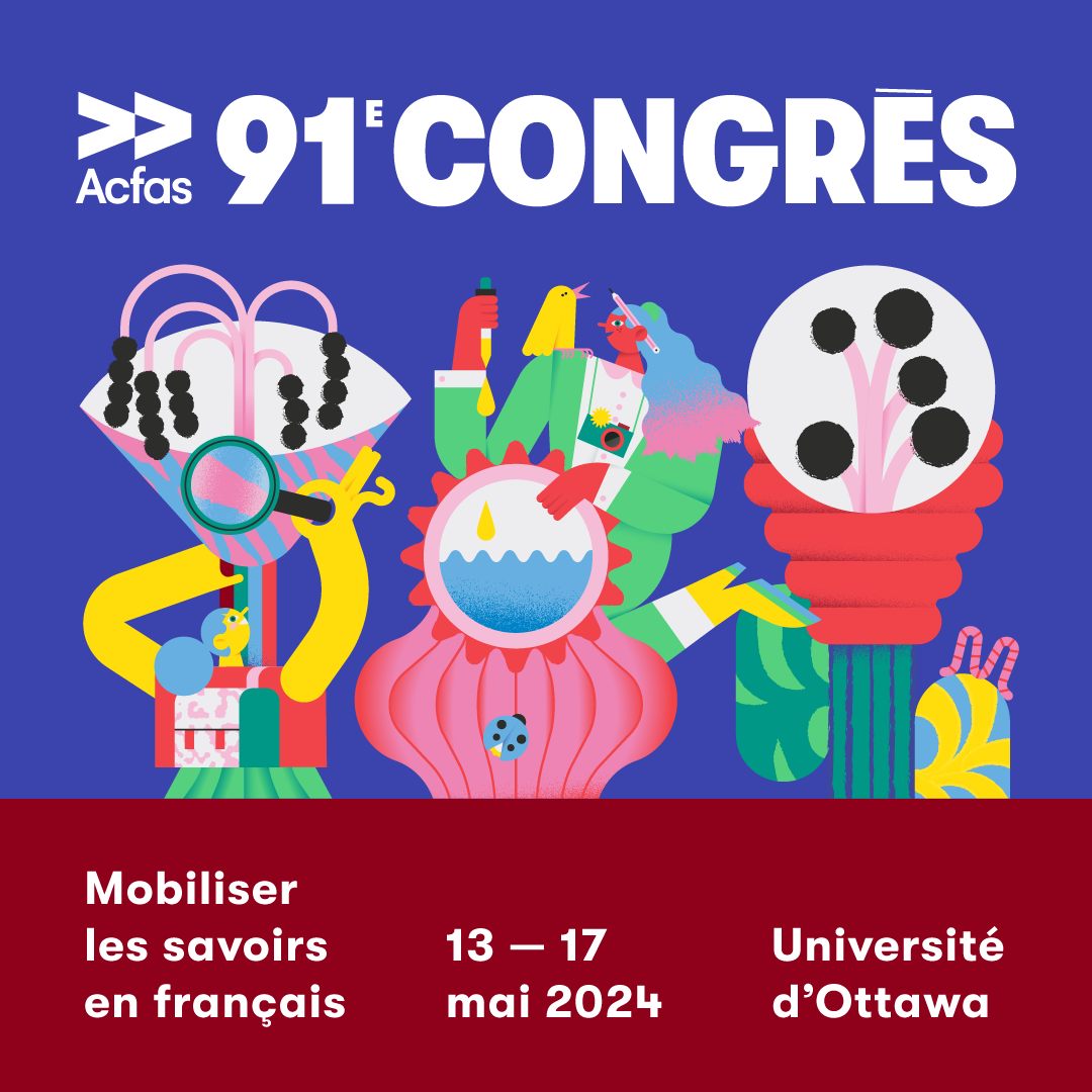 Le 91e Congrès de <a href="/_Acfas/">Acfas</a> débute aujourd’hui ! Plusieurs membres du CREGÉS présenteront des conférences En savoir plus : acfas.ca/evenements/con…  
#ACFASC402 #AcfasC410 #AcfasC623 <a href="/AcfasScSociales/">Acfas sc. sociales</a>